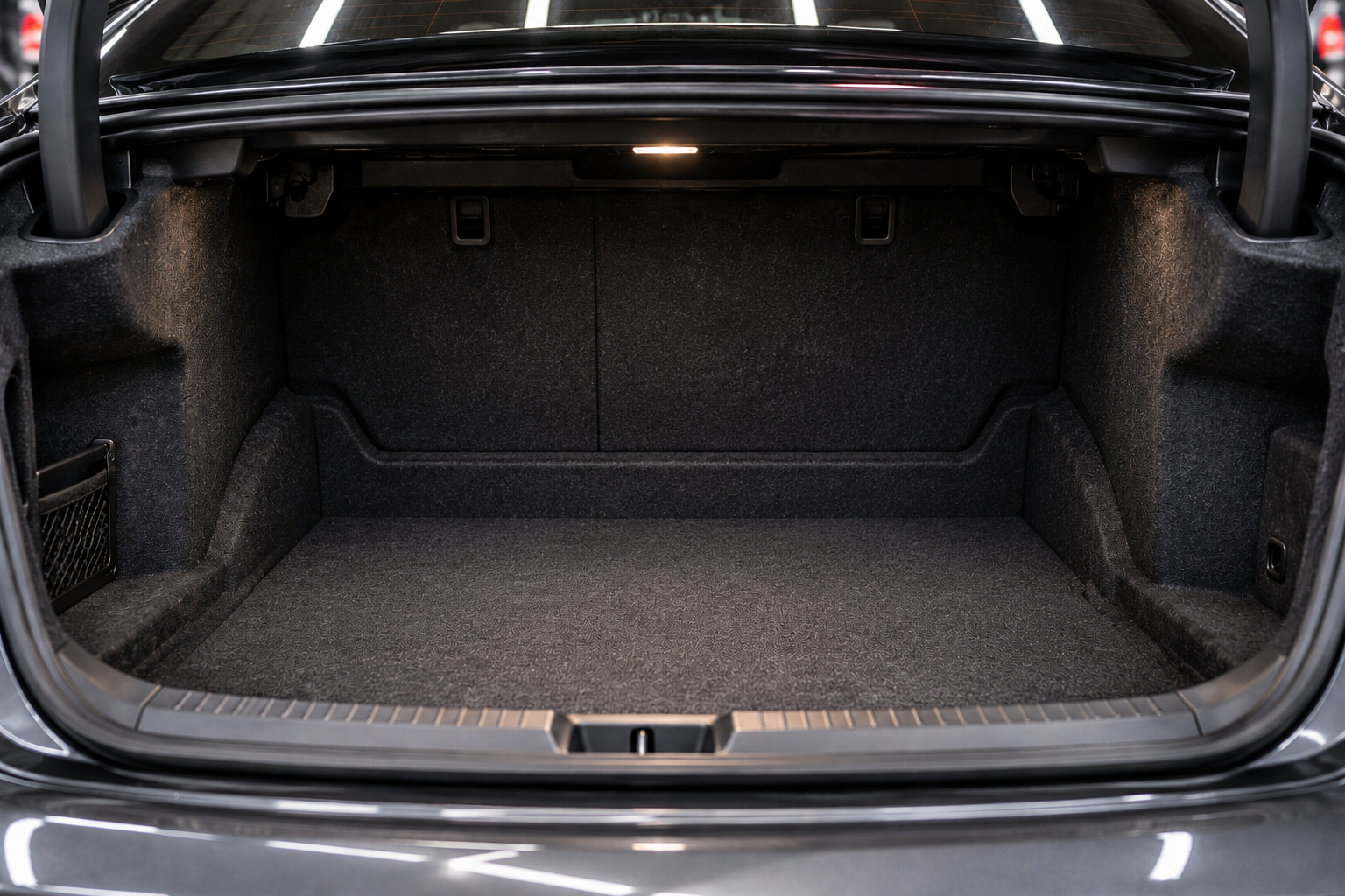 Empty trunk before audio install