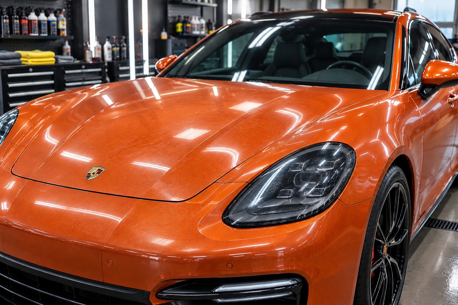 Paint before protection film
