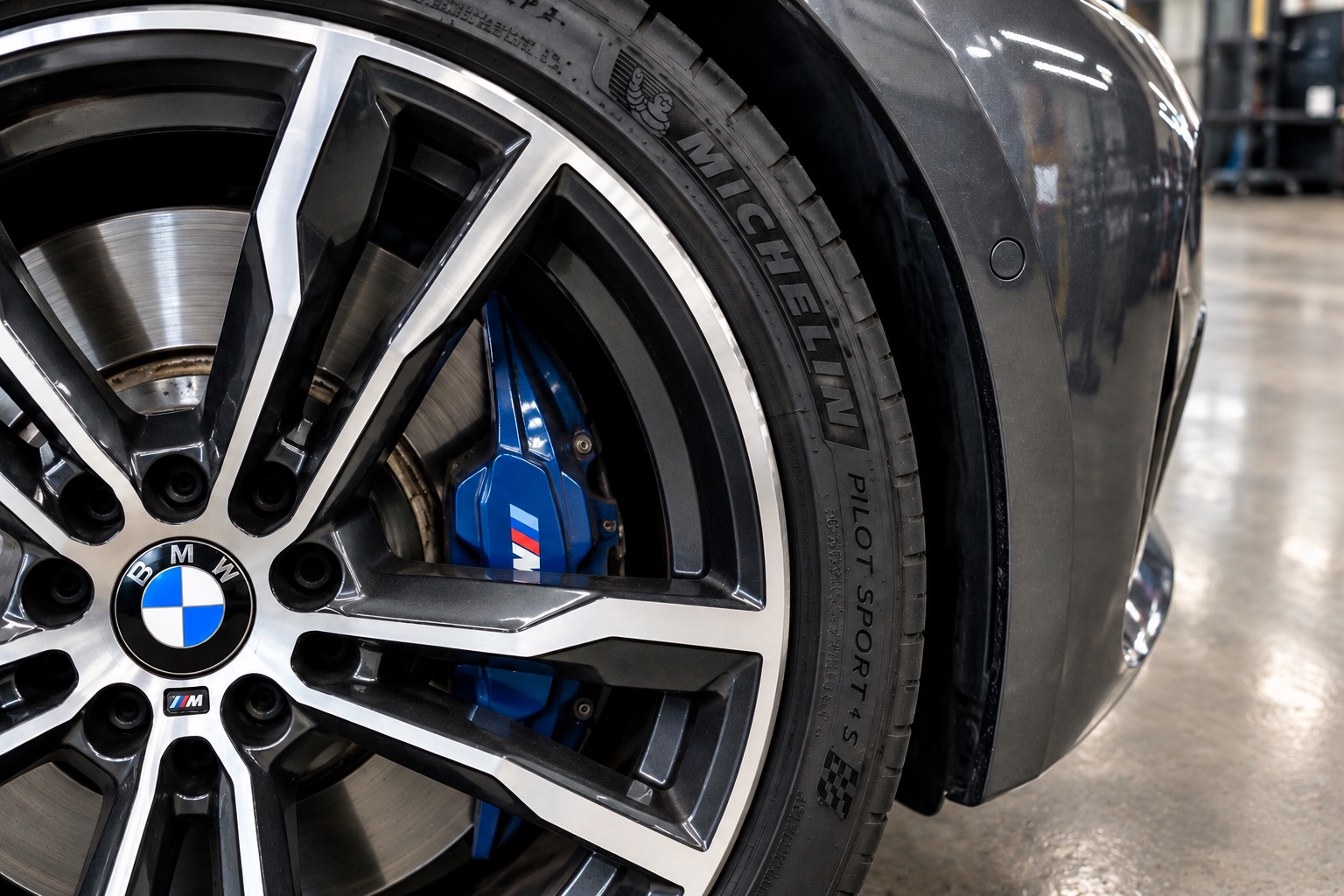 Same wheel after refinishing