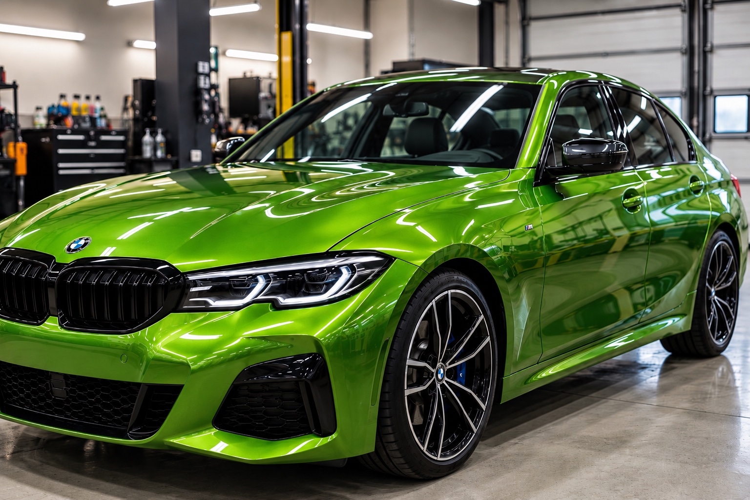 Same car after colour change